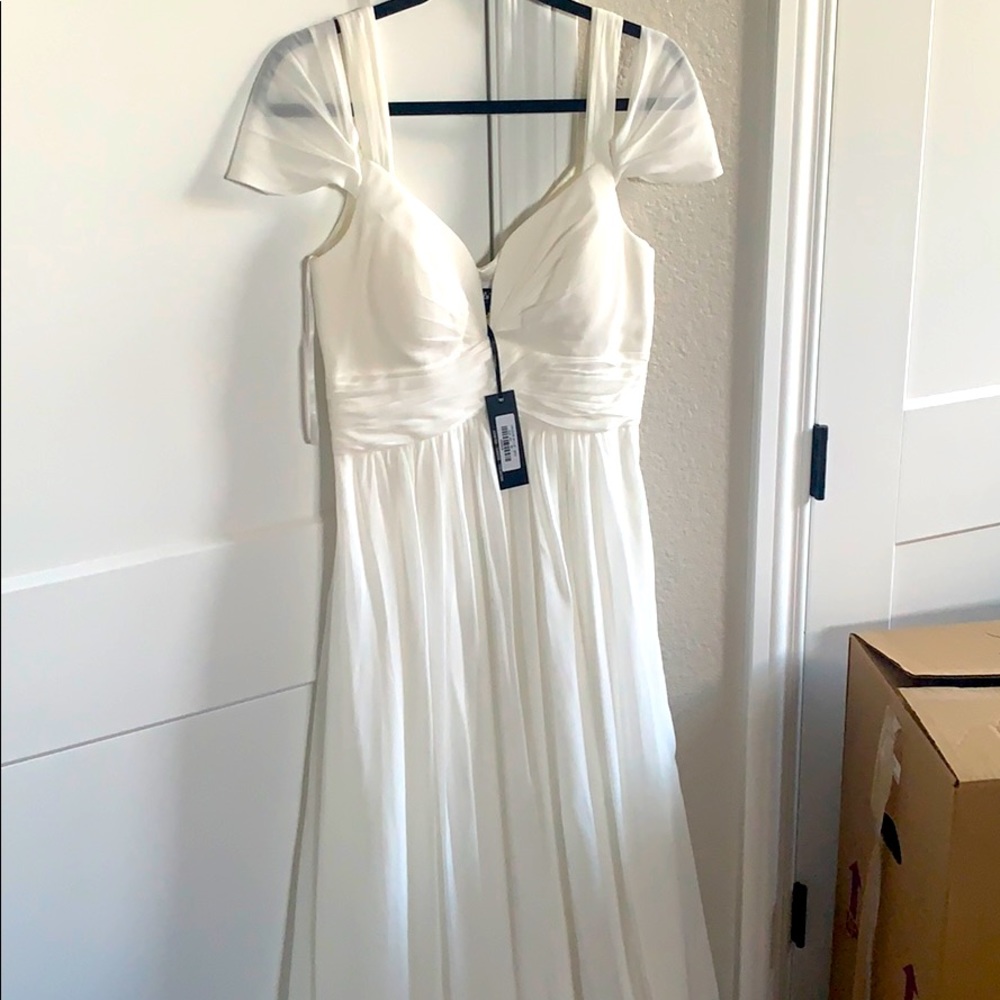 Lulus ivory maxi dress